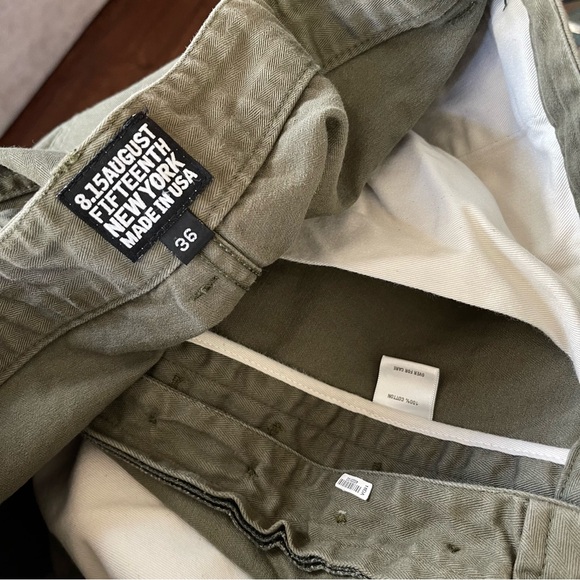 8.15 August Fifteenth New York 5 Pocket Button Fly Pants - Picture 6 of 6